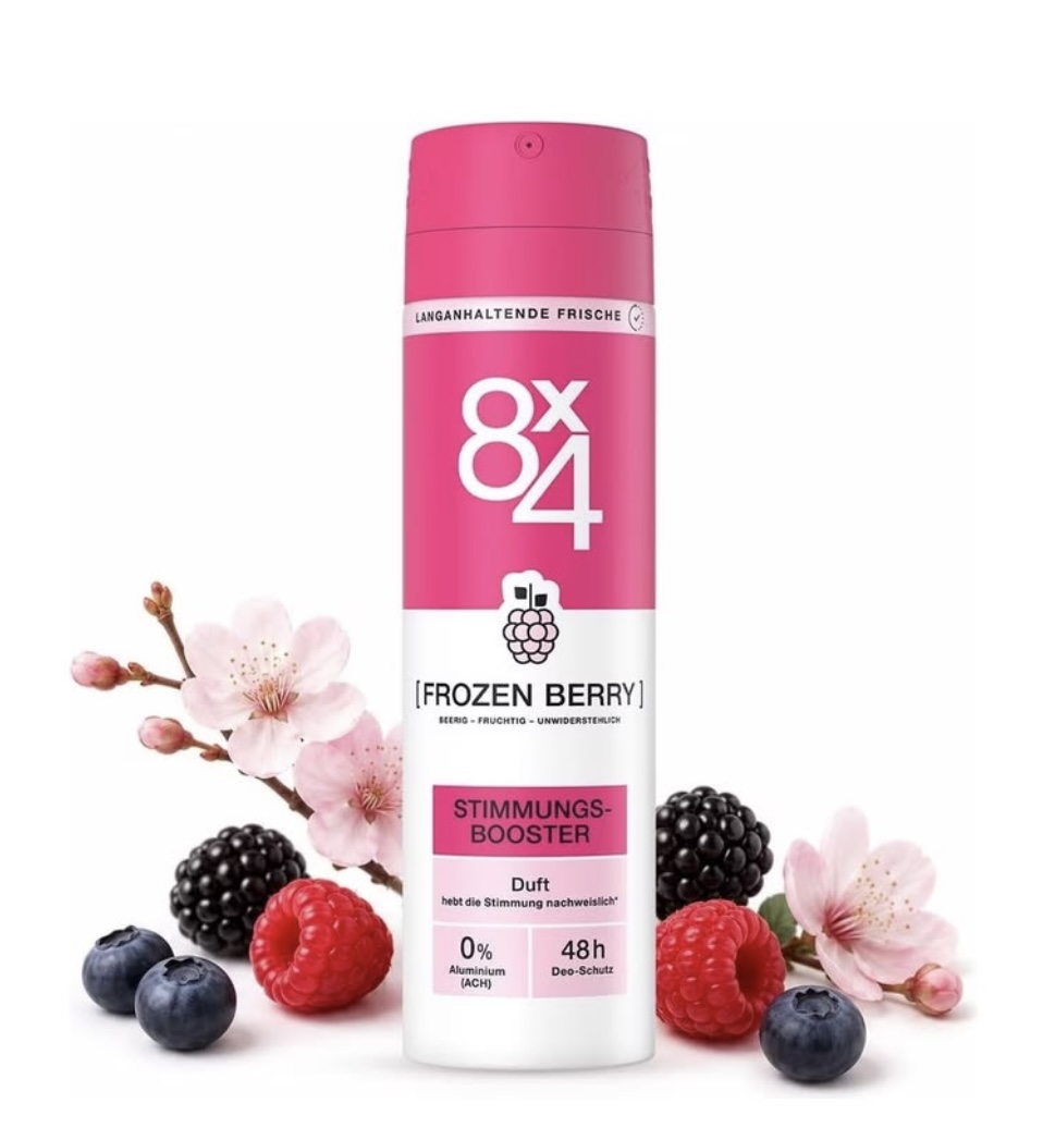 اسپری ضدتعریق 8x4 مدلfrozen berry