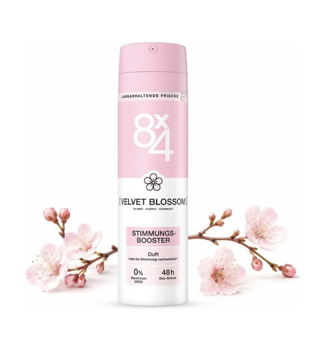 اسپری ضدتعریق 8x4 مدلvelvet blossom