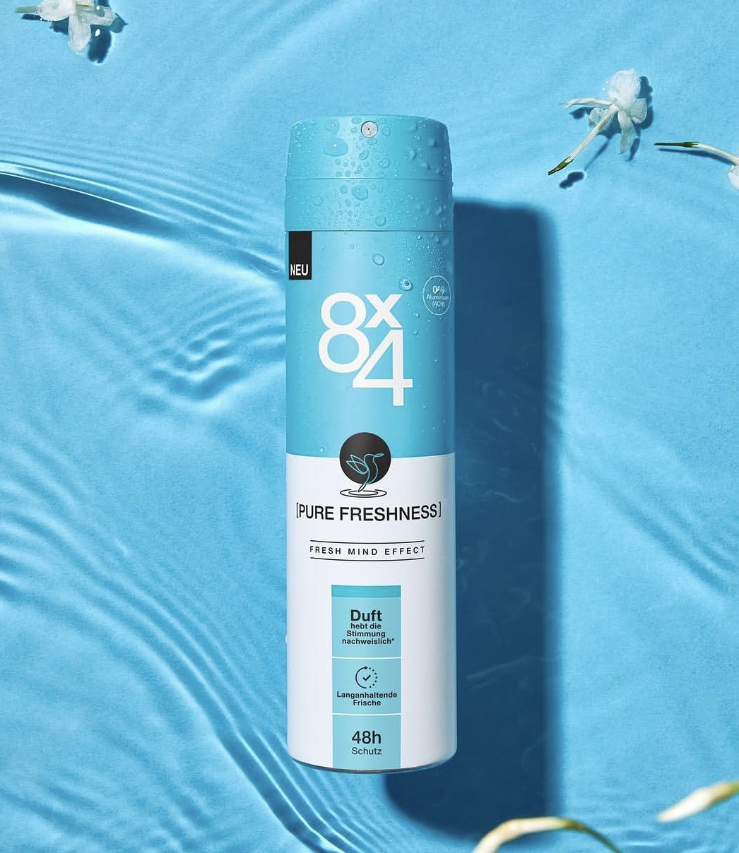 اسپری ضدتعریق 8x4 مدلpure freshness