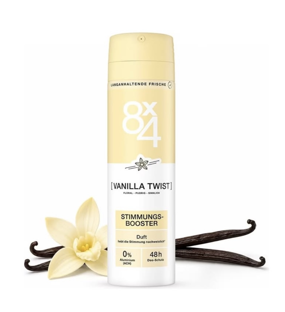 اسپری ضدتعریق 8x4 مدلvanilla twist